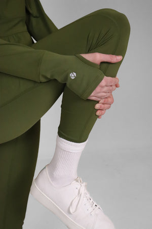 FlexFit Performance Leggings - Forest Green